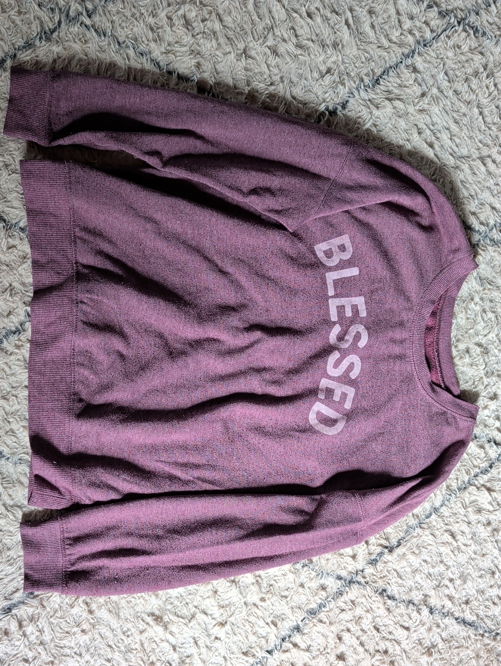 Women's 'Blessed' Long Sleeve Top